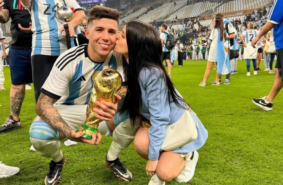 Así fue la historia de amor de Enzo Fernández y Valentina Cervantes: estuvieron seis años juntos y tienen dos hijos
