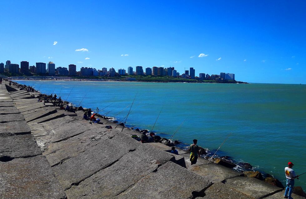 Después del viento, una jornada agradable en Mar del Plata