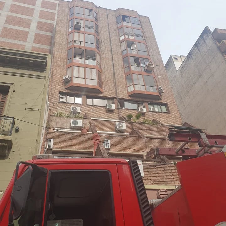 Se incendió un departamento en el Centro de Córdoba.