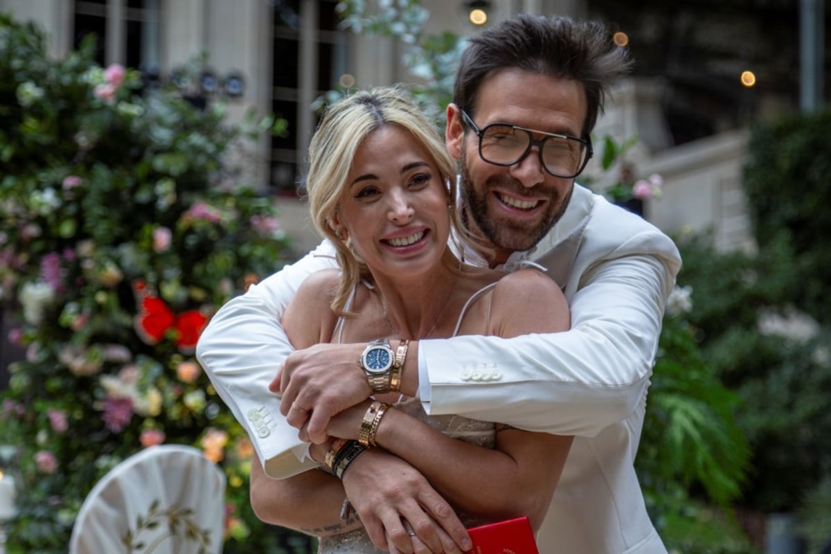 Jésica Cirio y Elías Piccirillo el día de su boda.
