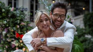 Jésica Cirio y Elías Piccirillo el día de su boda.