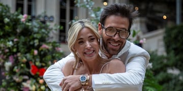 Jésica Cirio y Elías Piccirillo el día de su boda.