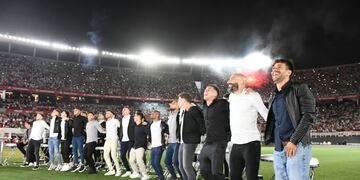 La fiesta que vivió River tuvo sus momentos de gastada hacia Boca / Prensa River Plate.