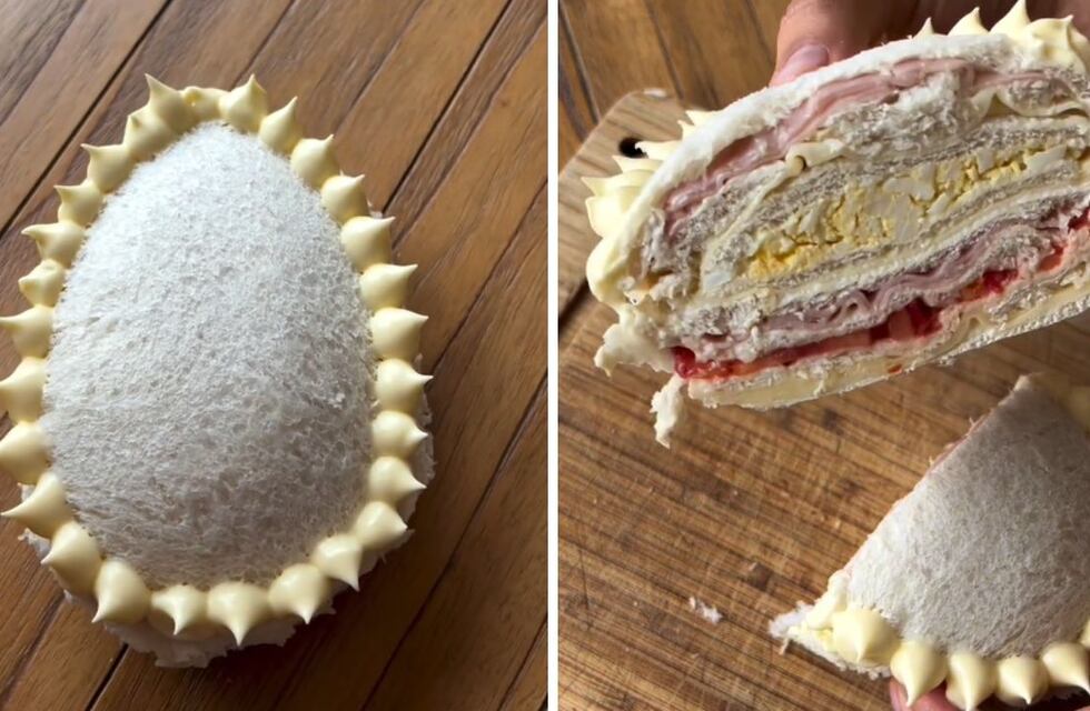 ¿Huevo de Pascua salado?: receta rápida y fácil con sándwich de miga