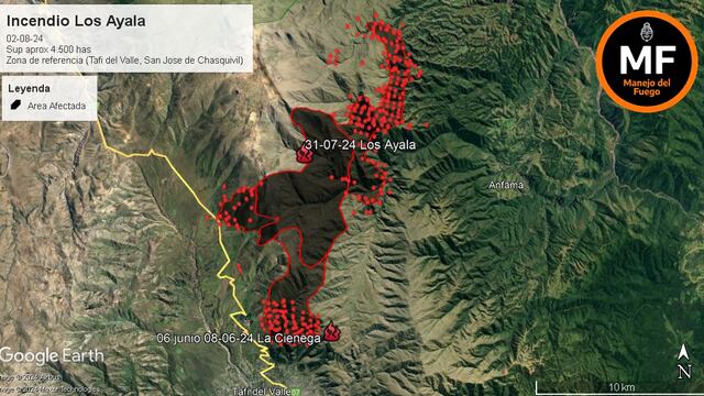 Según un informe satelital que son libres y puede acceder cualquier ciudadano