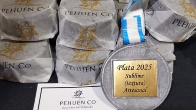 Un alfajor de Pehuen Co obtuvo el segundo puesto en el Campenato Argentino, en la categoría "Textura Sublime".