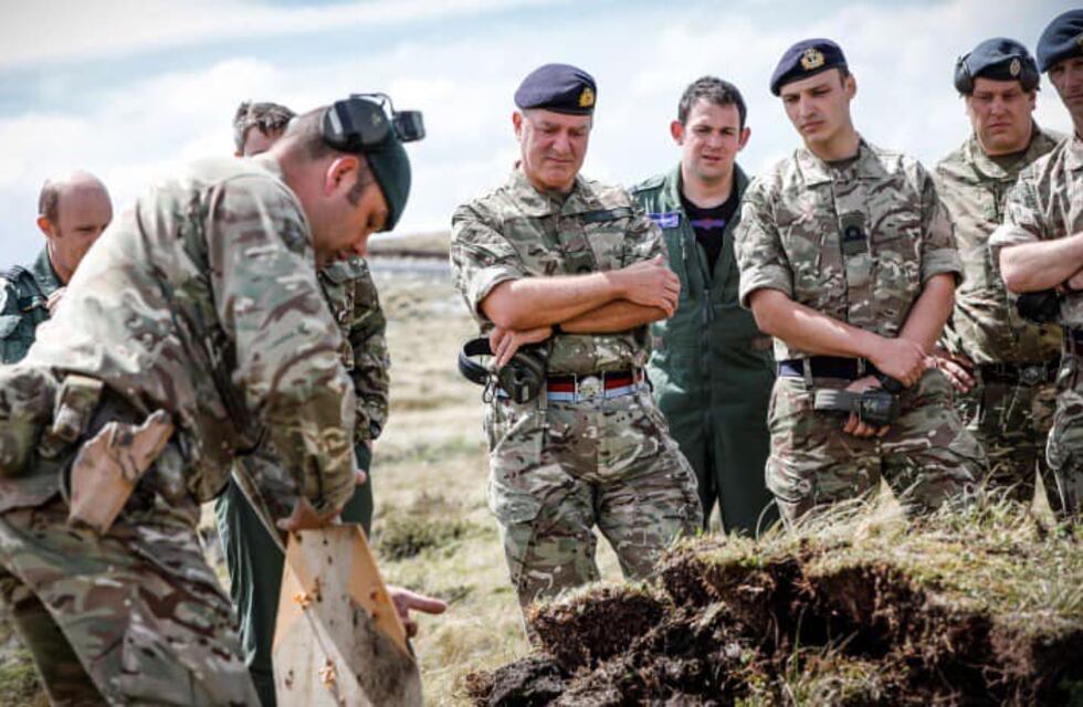 Malvinas: los británicos realizaron ejercicios militares