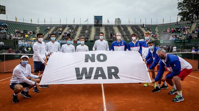 "No a la guerra". El conflicto Rusia-Ucrania, presente en el BALTC.