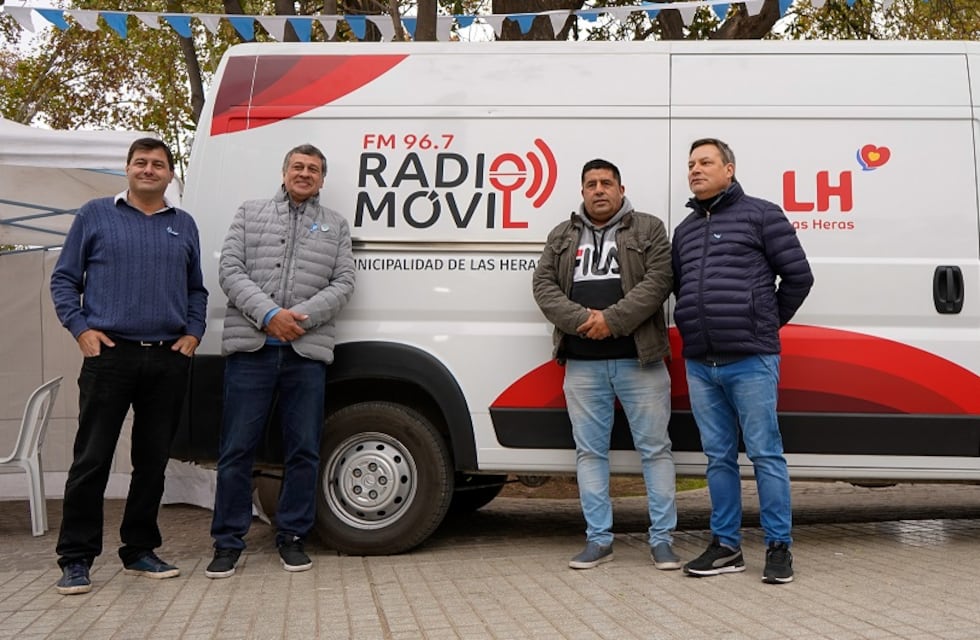 Las Heras tuvo la primera transmisión desde exteriores con la Radio Móvil