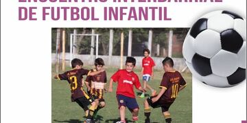 Encuentro interbarrial de fútbol infantil