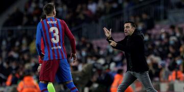 Xavi se llevó la victoria ante Espanyol en su debut como DT del Barcelona.