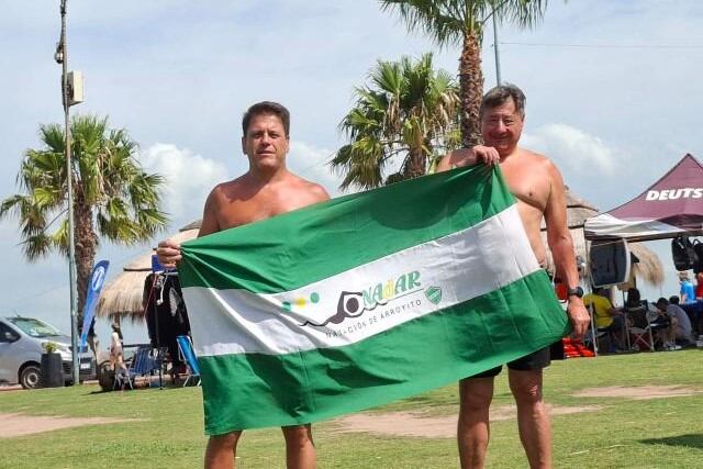 Rinaudo, Romero y Burzio con muy buenos resultados en Aguas Abiertas en Miramar