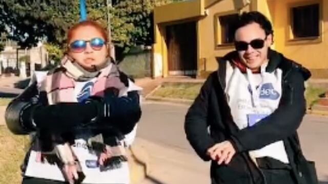 El challenge viral de dos censistas.