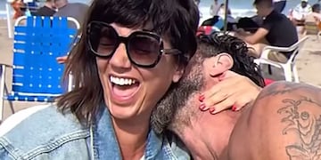 Griselda Siciliani y Luciano Castro. (Imagen: Captura Instagram Luciano Castro)