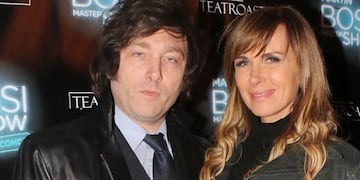 Daniela Mori y Javier Milei