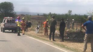 Un hombre alcoholizado intentó prender fuego en Calamuchita.