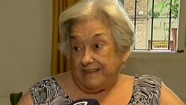 Olga, la abuela de Pichincha que asemejan con Messi y es furor entre los hinchas argentinos de Rosario.