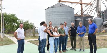 Luis Castellano recorrió las instalaciones del área industrial