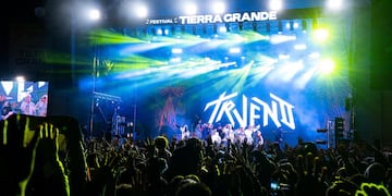 Trueno cerró la gran segunda jornada “Tierra Grande”