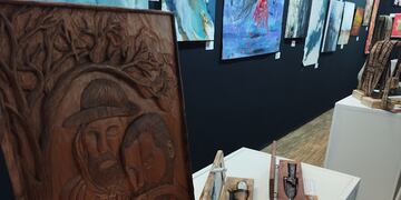 Martín Fierro de Néstor Lazaro de Arroyito en el Carrousel del Louvre en París