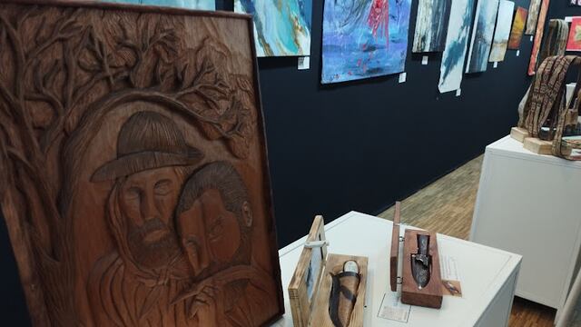 Martín Fierro de Néstor Lazaro de Arroyito en el Carrousel del Louvre en París