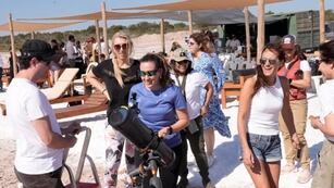 eclipse parcial de sol las salinas