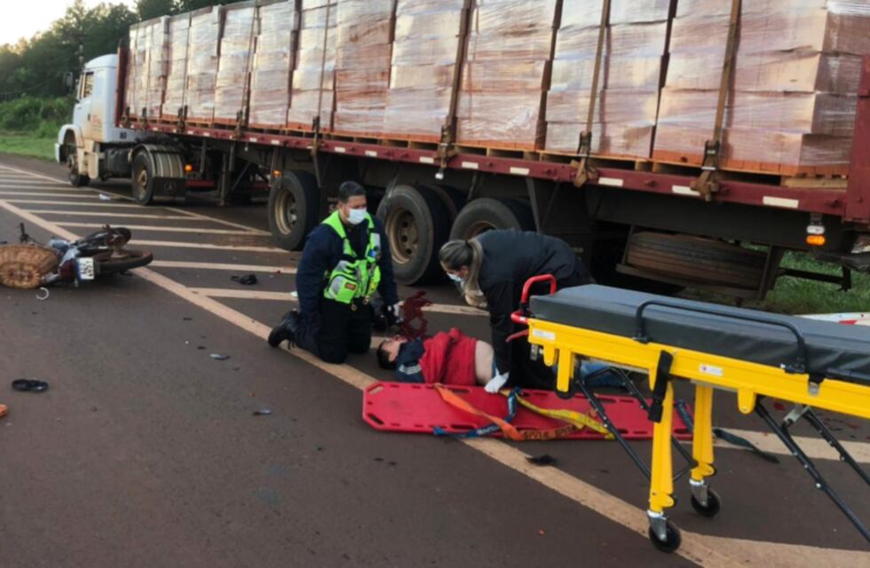 Continúa grave la salud del motociclista que sufrió un siniestro vial en Eldorado