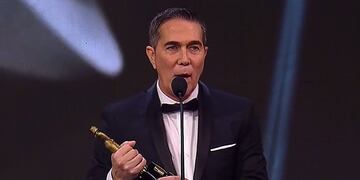 El fuerte mensaje de Barili al recibir su premio