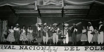 Se cumplen 65 años del primer Festival Nacional de Folklore de Cosquín.