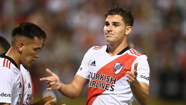 Julián Álvarez, determinante en el equipo de Marcelo Gallardo. (Prensa River)