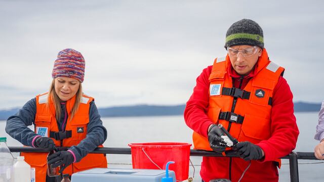 Realizaron el segundo monitoreo del año sobre la calidad del agua del Canal Beagle