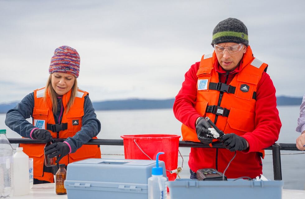Realizaron el segundo monitoreo del año sobre la calidad del agua del Canal Beagle