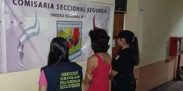 Posadas: intentó ingresar droga para su novio alojado en una comisaría y fue detenida.