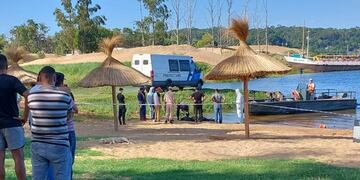 Encontraron sin vida al joven que desapareció en el río Paraná en Santa Ana.