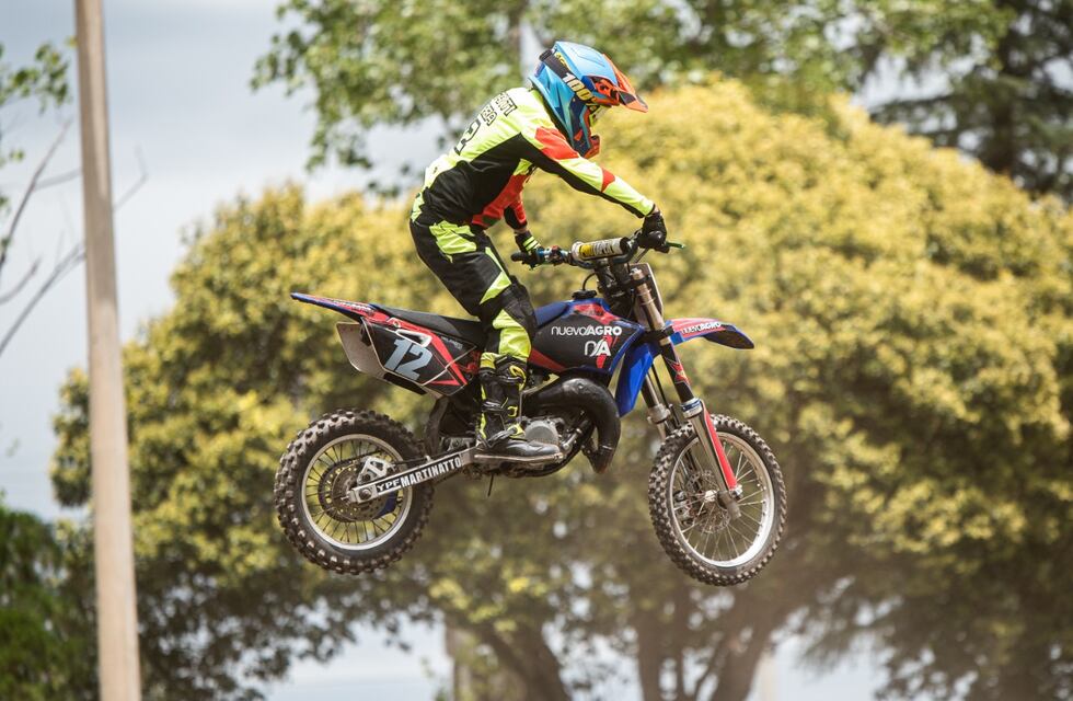 Santino Riba fue tercero en la segunda fecha de motocross de la Copa San Agustín