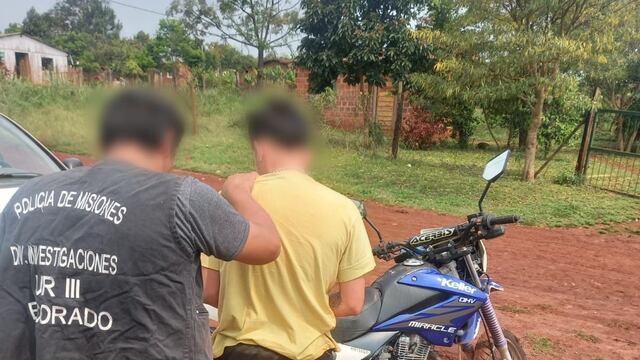 Eldorado: terminó detenido tras sustraerle la moto a su amigo.