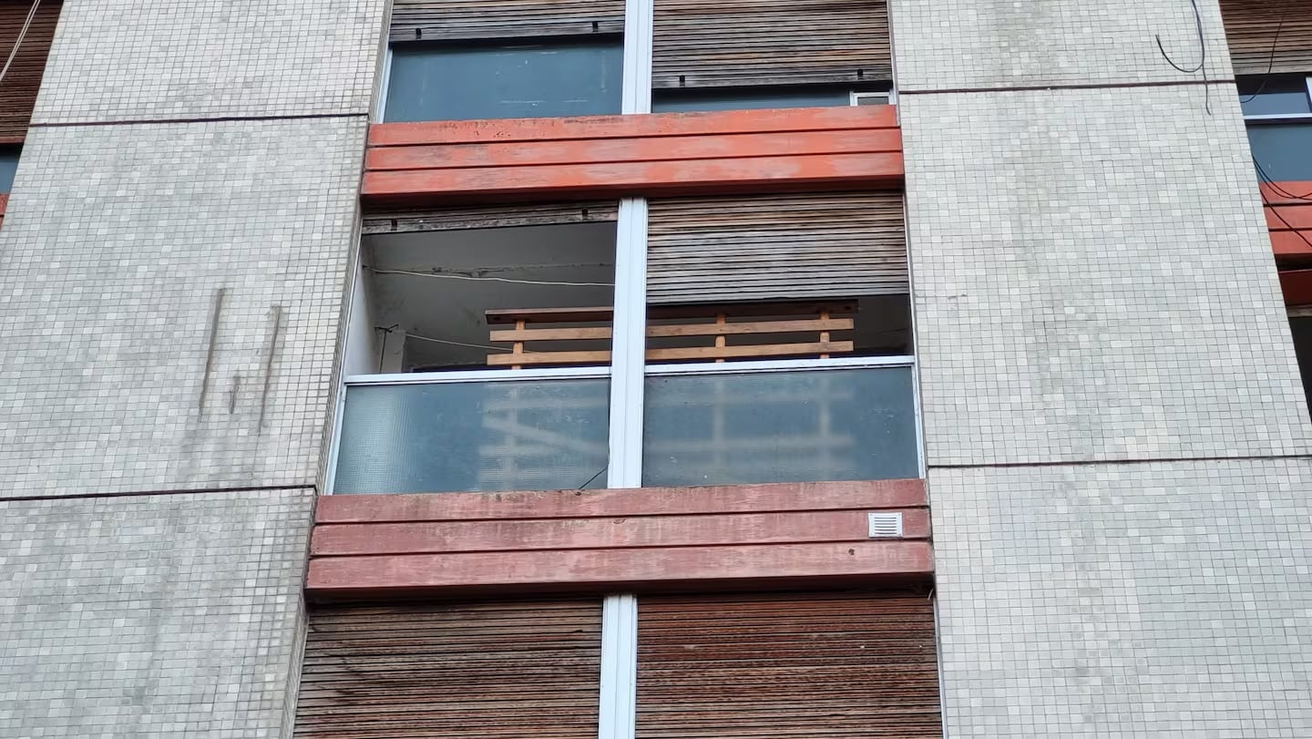 El 3° B, departamento donde se encontró el cadáver en un placar. (El Doce)