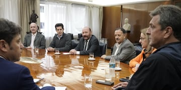 Reunión de Massa y gobernadores.