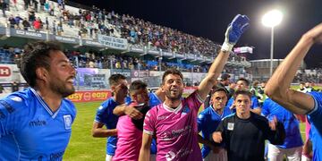 El "Chupa" Adrián Peralta, figura en la clasificación de Estudiantes (Tomy Fragueiro / La Voz).