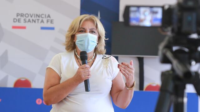 Sonia Martorano, ministra de Salud de Santa Fe, habló sobre la situación sanitaria de la provincia (Gobierno de Santa Fe).
