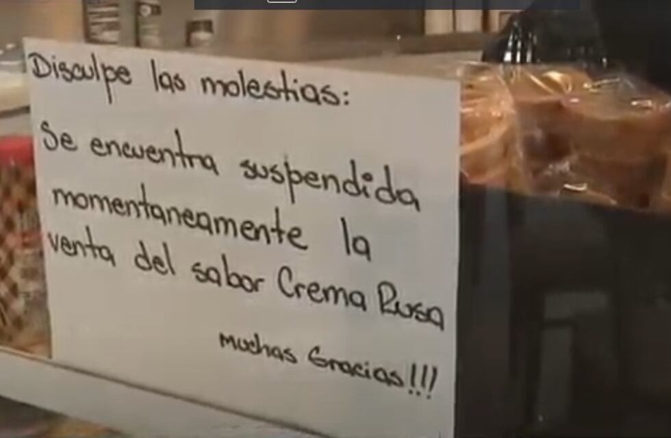 Una heladería de Córdoba decidió dejar de vender Crema Rusa por la guerra Rusia - Ucrania