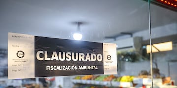 La Municipalidad clausuró cinco comercios en Córdoba.