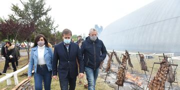 Rodolfo Suárez participó de la Fiesta Nacional de la Ganadería de las Zonas Áridas.