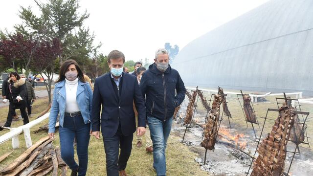 Rodolfo Suárez participó de la Fiesta Nacional de la Ganadería de las Zonas Áridas.
