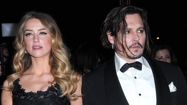 Amber Heard y Johnny Depp.