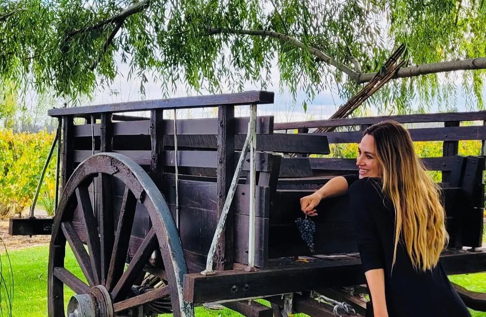 Belén Francese posó entre los viñedos en Mendoza y muchos recordaron el video de Silvina Luna