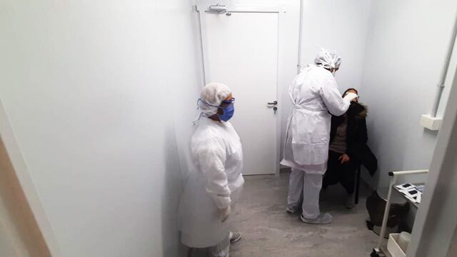 Comenzaron a realizar los testeos en el nuevo centro sanitario aunque todavía no está inaugurado.