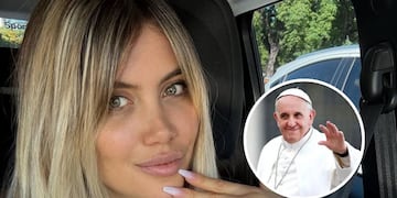 Wanda Nara compartió una llamativa foto y la acusaron de burlarse de la muerte del Papa Francisco: “No da”