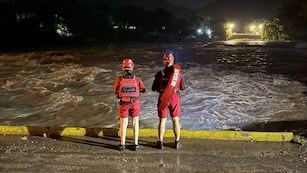 Las lluvias generaron fuertes crecientes en ríos de Córdoba. (Foto: Carlos Paz Vivo)