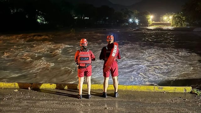 Las lluvias generaron fuertes crecientes en ríos de Córdoba. (Foto: Carlos Paz Vivo)